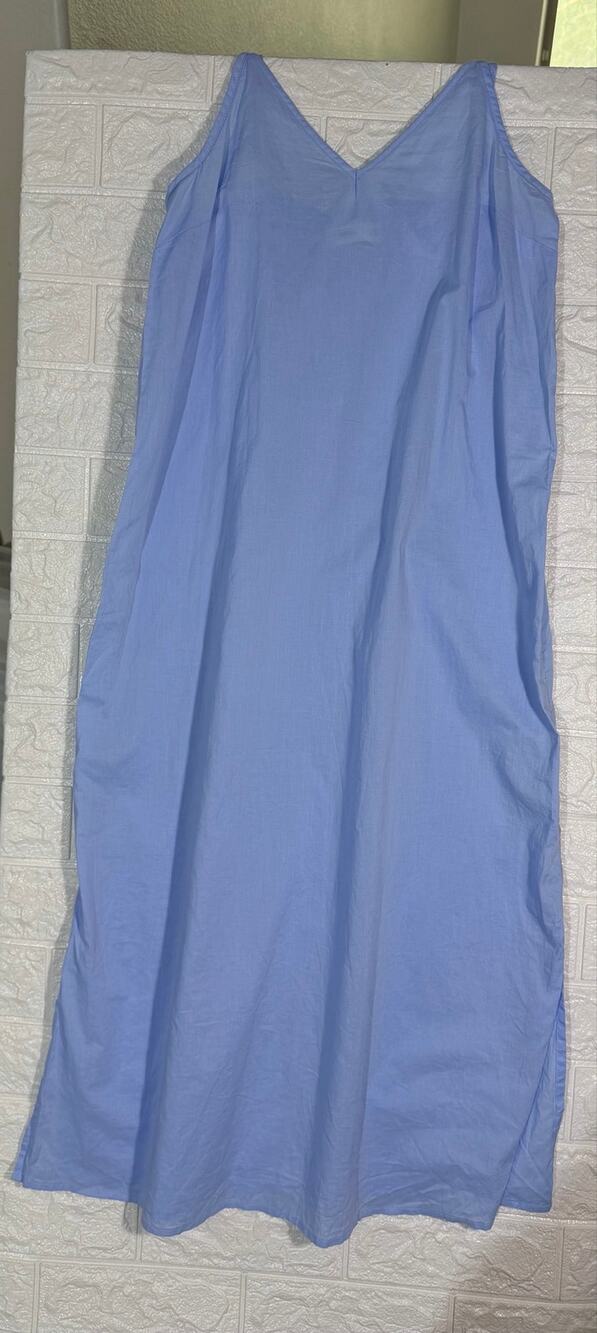 Sonoma Goods for Life Women’s XS Light Blue Sleeveless V-Neck Maxi Dress